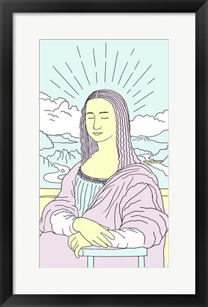 Framed Monalisa Print
