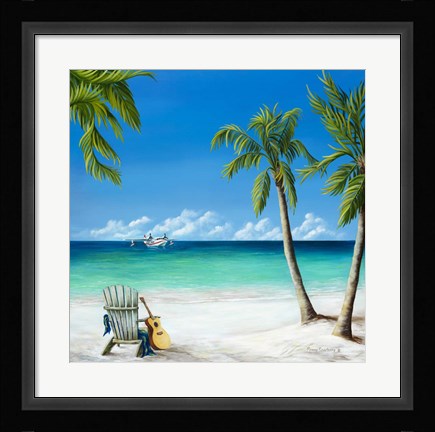 Framed Bird of Paradise Print