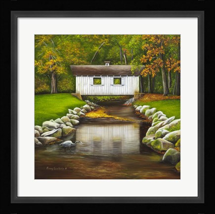 Framed Reflecting Waters Print