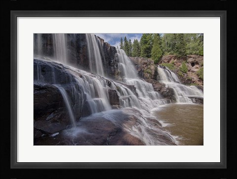 Framed Lake Superior, North Shore 1 Print