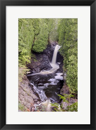 Framed Lake Superior, North Shore 2 Print