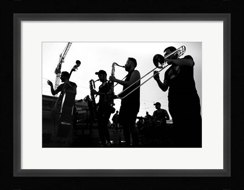 Framed CitySilhouttes 10 Print