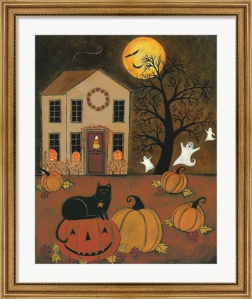 Framed Halloween Night Print