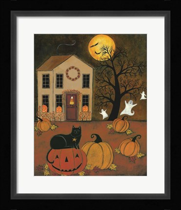 Framed Halloween Night Print