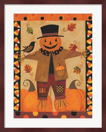 Framed Jack the Scarecrow Print