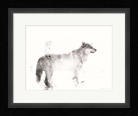 Framed Wolf Print