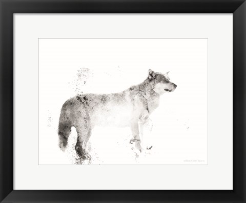 Framed Wolf Print