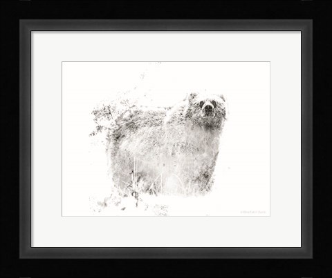 Framed Bear Print