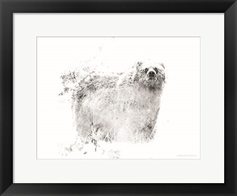 Framed Bear Print