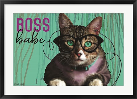 Framed Boss Babe Print