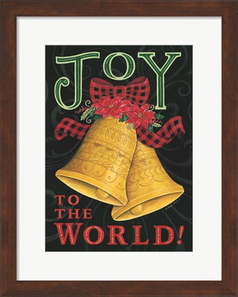 Framed Christmas Bells Print