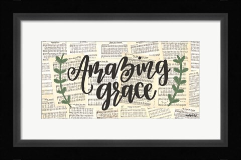 Framed Amazing Grace Print