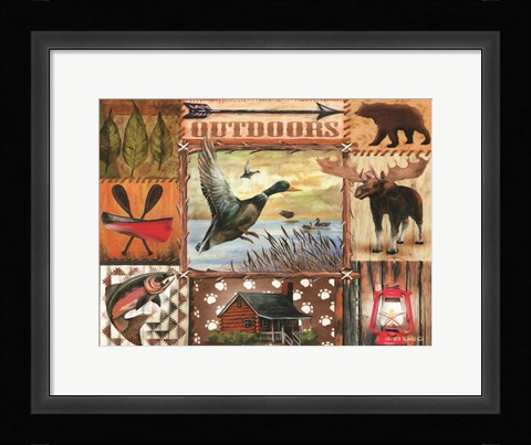 Framed Great Outdoors I Print