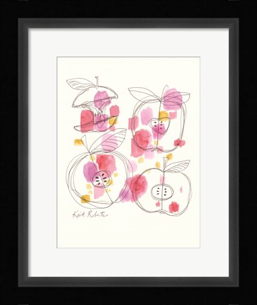 Framed Apple Cores Print